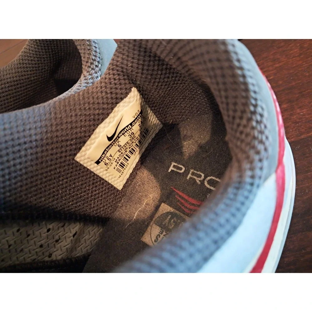 Size 6.5Y - Nike Paul Rodriguez Citadel LR SB Wolf Grey Gym Red‎